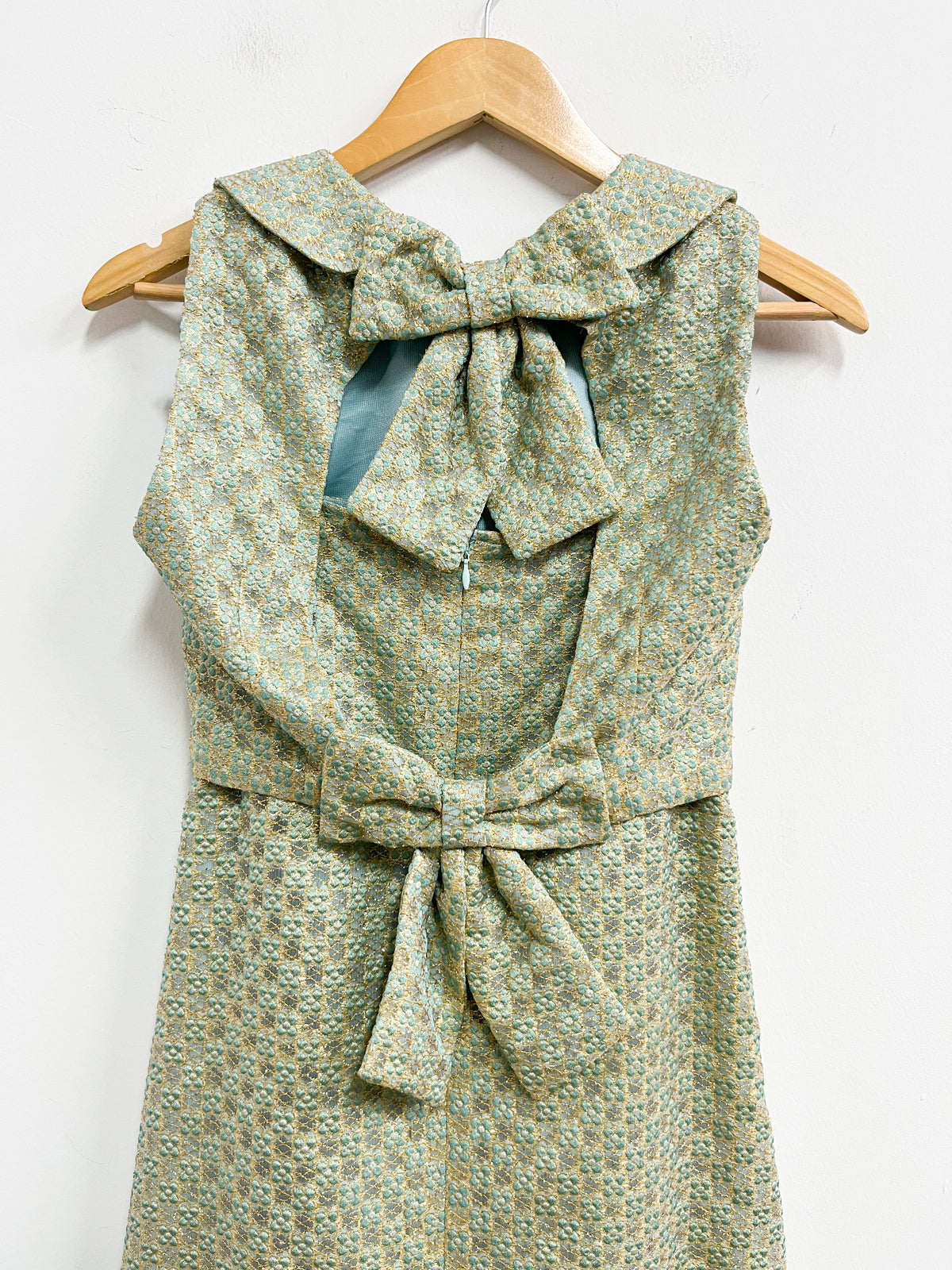 Conjunto Top y Falda verde con dorado - Talla S