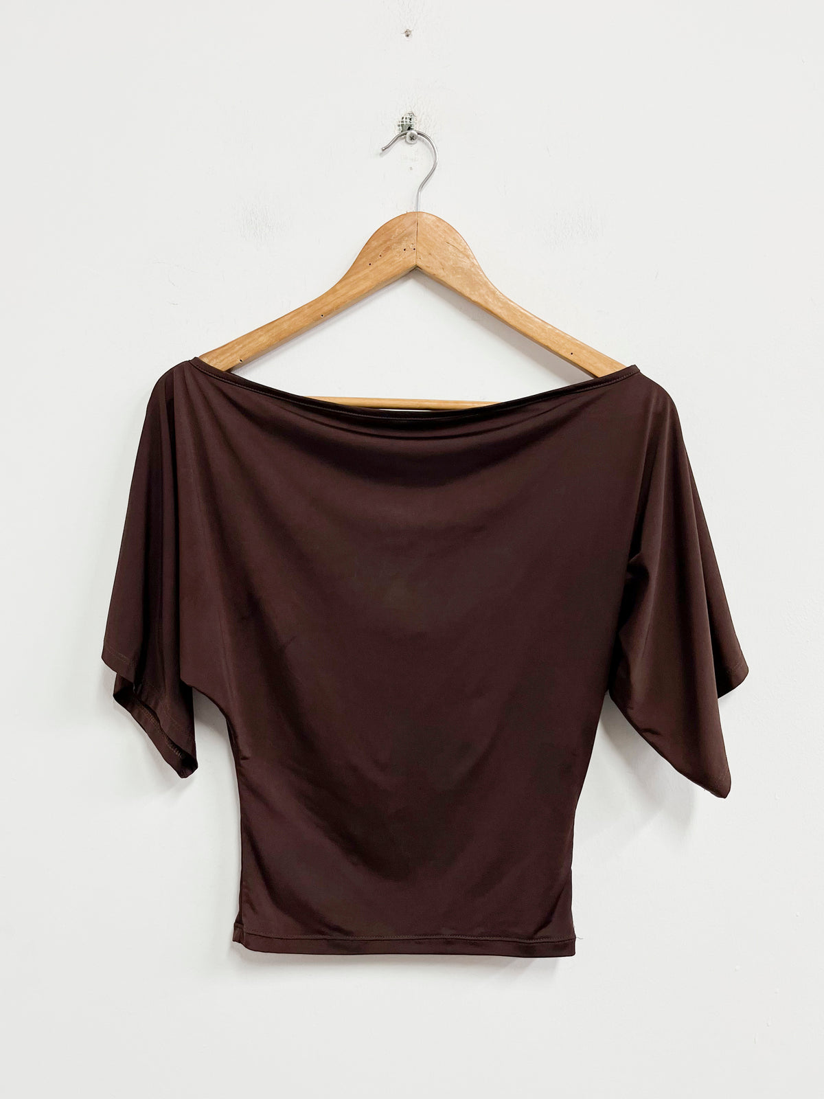 Body marrón de licra - Purpura - Talla S