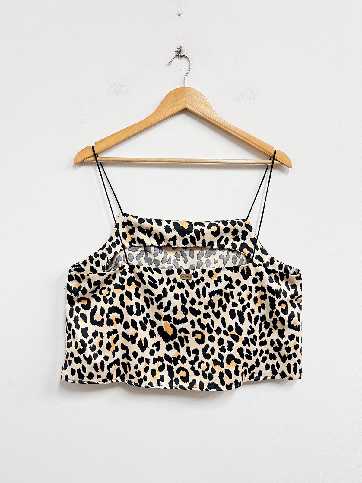 Top animal print con tiras - Talla M