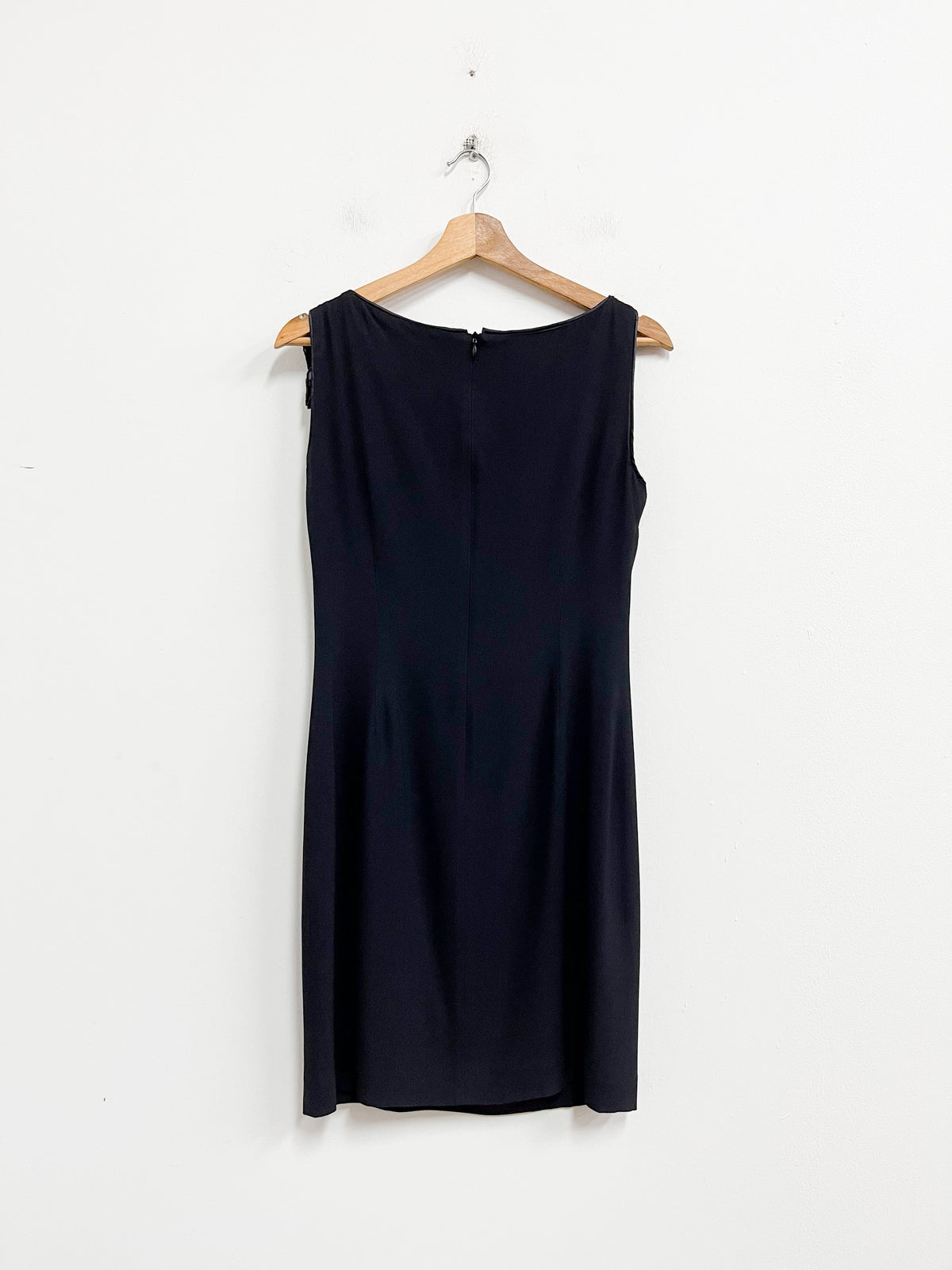 Vestido negro con lazo de lentejuelas - Valentino - Talla M