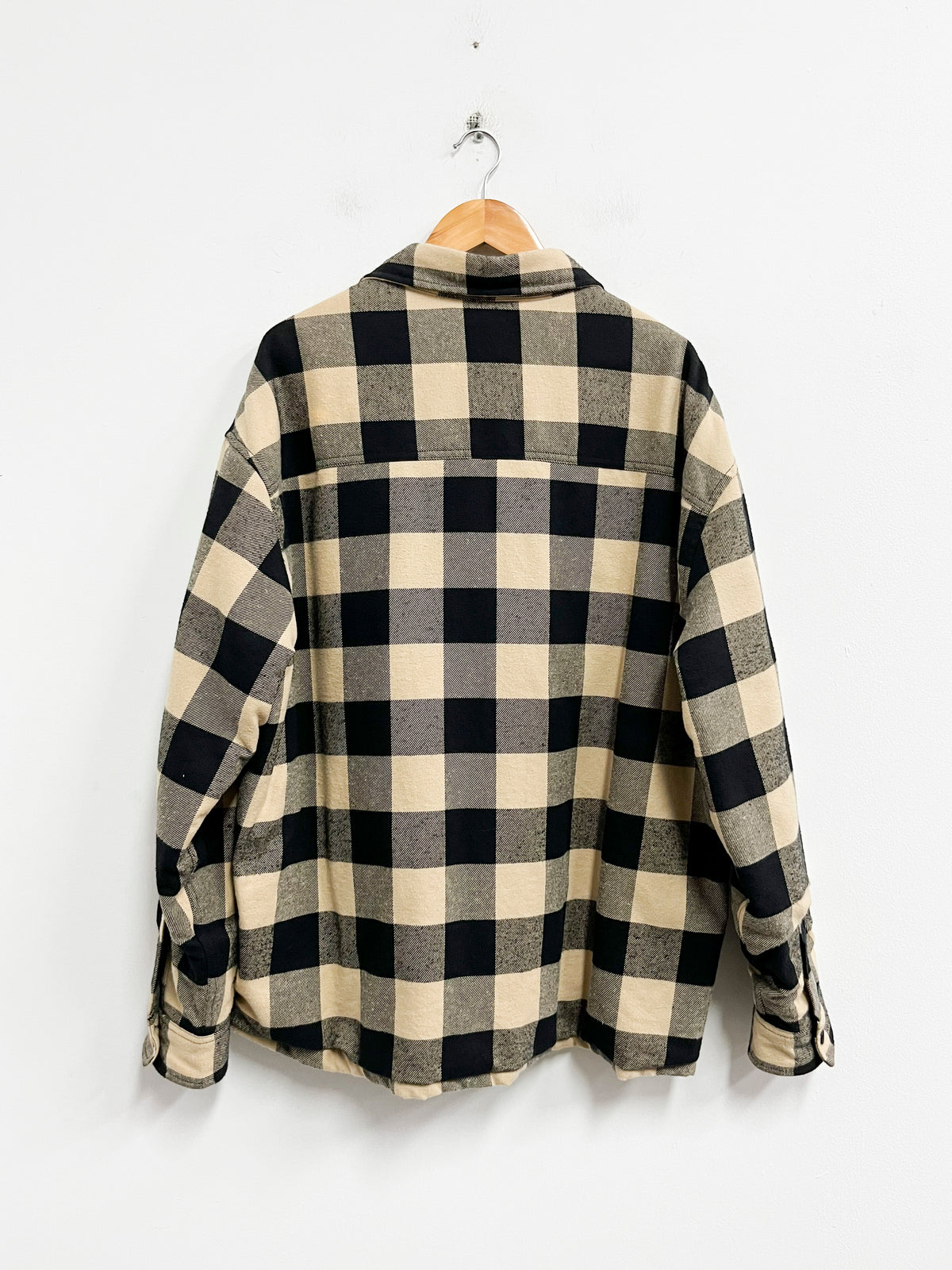 Casaca cuadros estilo franela - HyM - Talla L