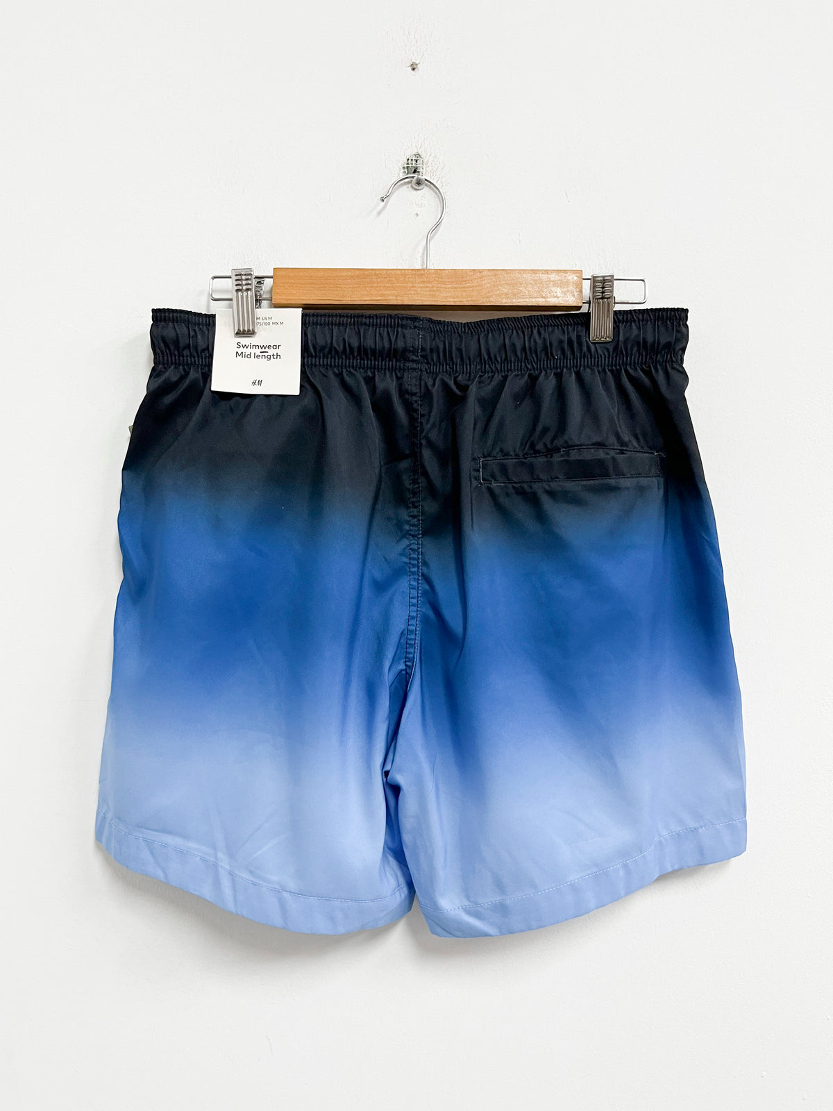 Traje de baño short tonos azules - HyM - Talla M