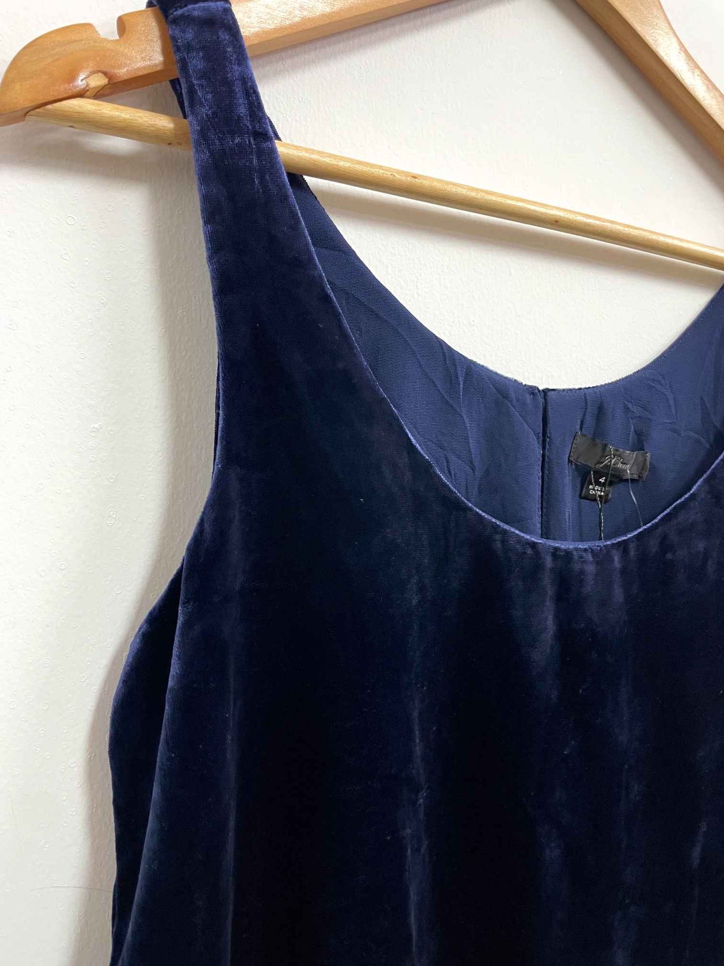 Top azul satinado - J.Crew - Talla S