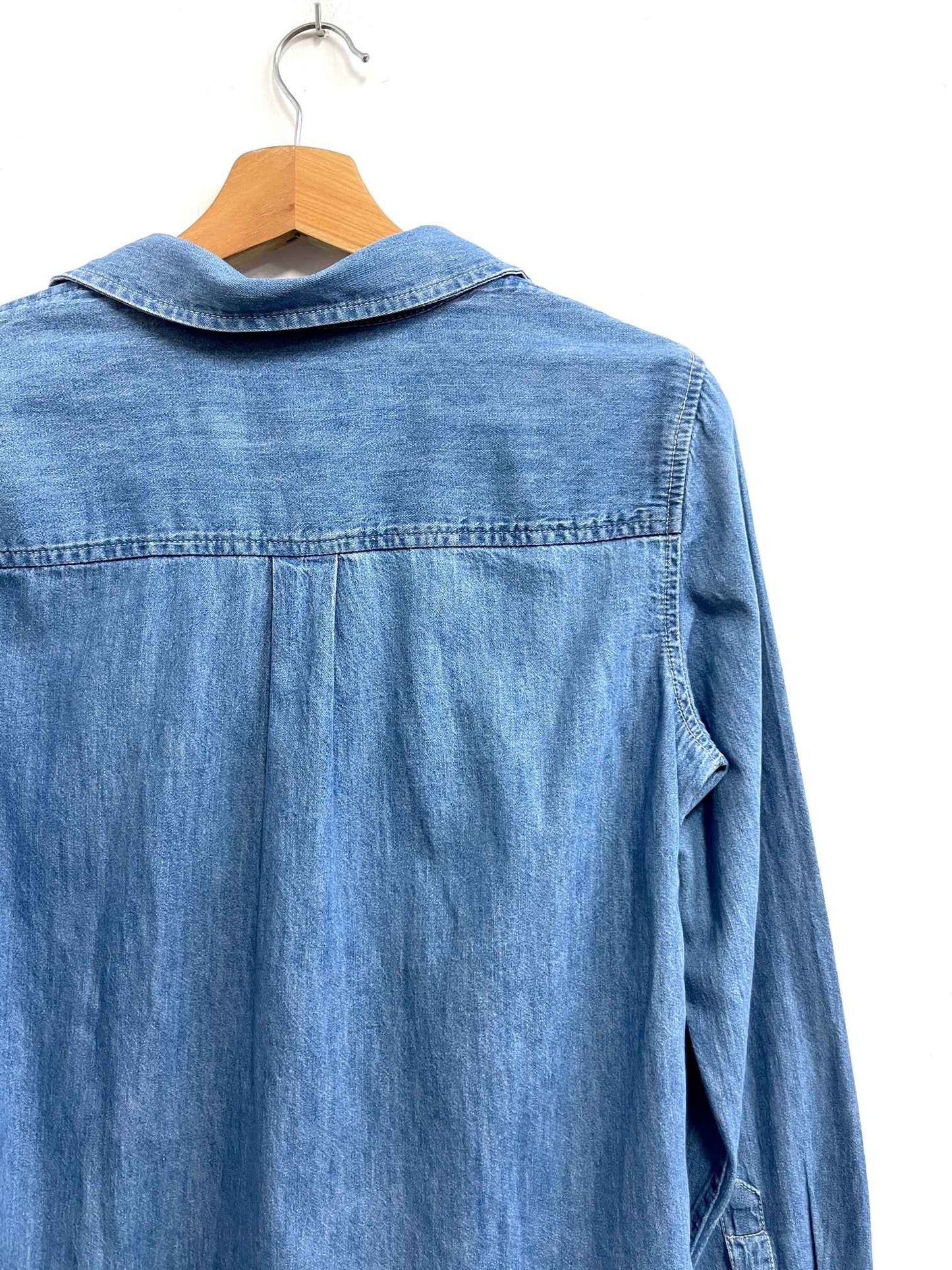 Blusa celeste jean - GAP - Talla S