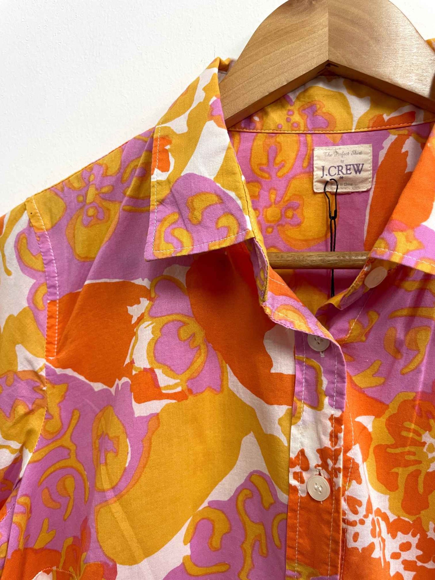 Blusa multicolor flores - J.Crew - Talla M