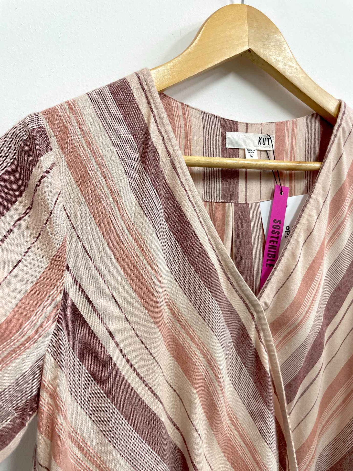 Blusa rayas beige - Kut - Talla S