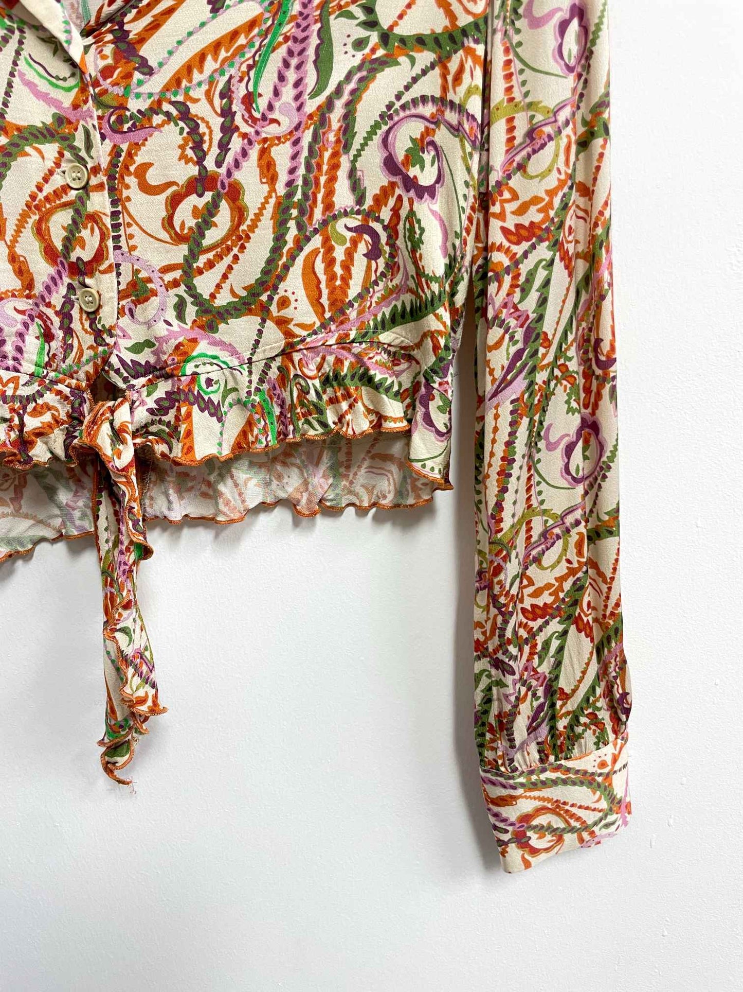 Blusa multicolor - Zara - Talla S