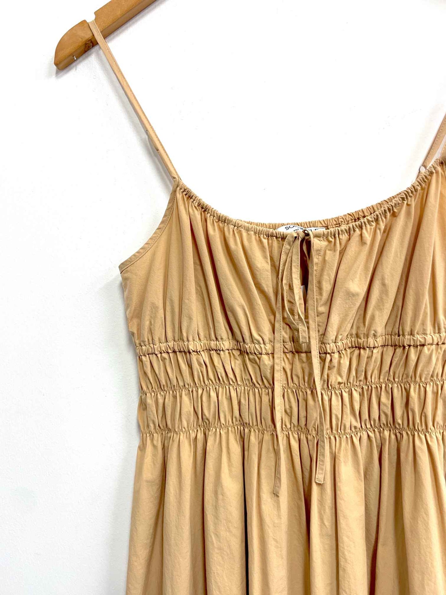 Vestido beige - Sophie Rue - Talla S