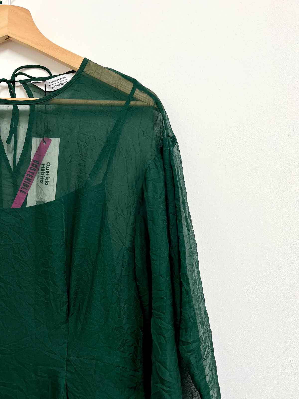 Vestido verde - Stockholm Atelier - Talla M
