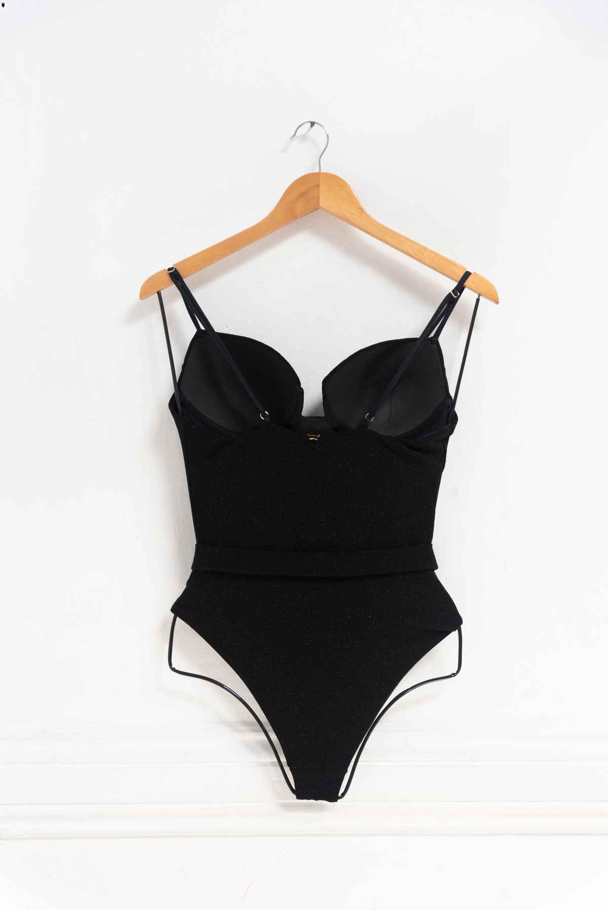 Ropa de baño copas negra con brillos - Demar - Talla L
