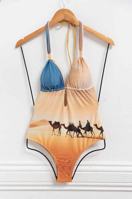 Ropa de baño dorada desierto - Demar - Talla M