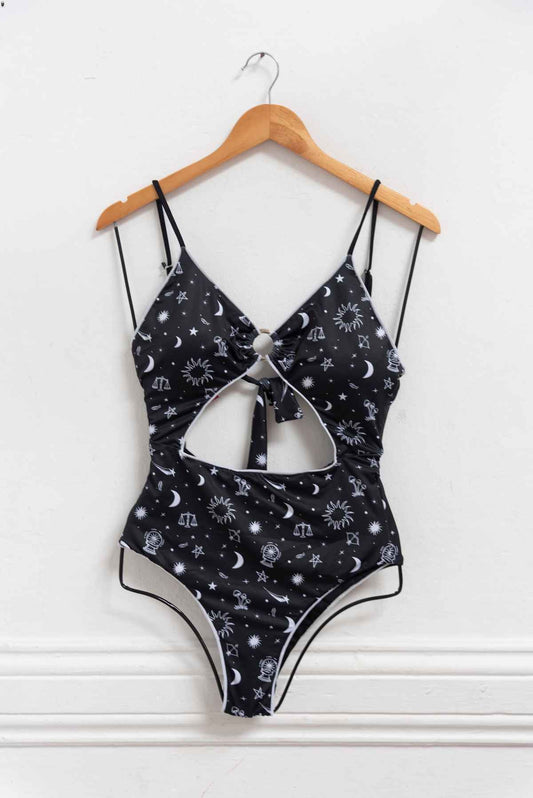 Ropa de baño negra sol y luna - Demar - Talla S
