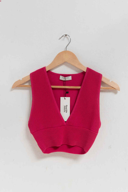 Top fucsia - Babaton - Talla XS