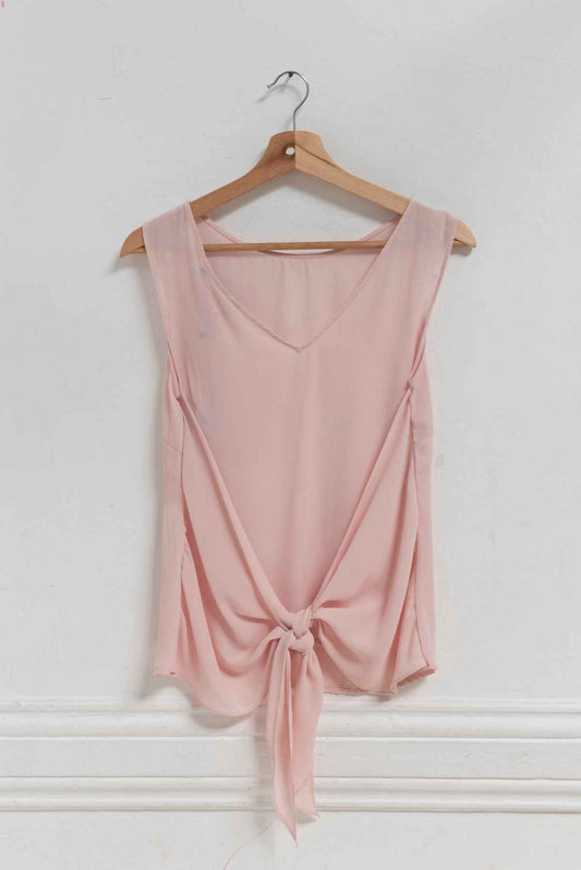 Blusa rosa nudo - Sandro Ferrone - Talla S