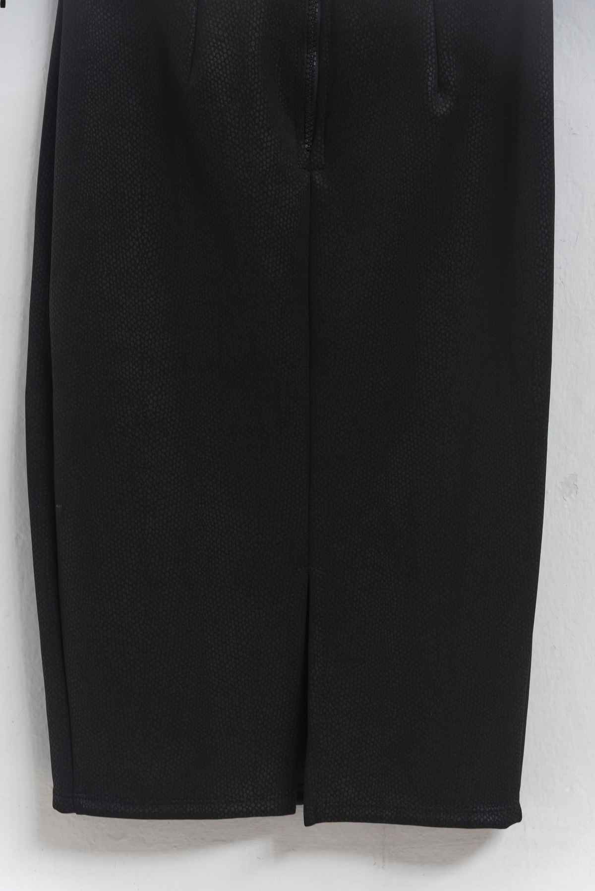 Falda negra cierre - Triya - Talla S