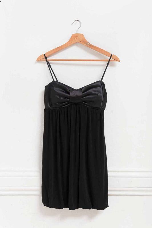 Vestido negro con lazo - Speechless - Talla S