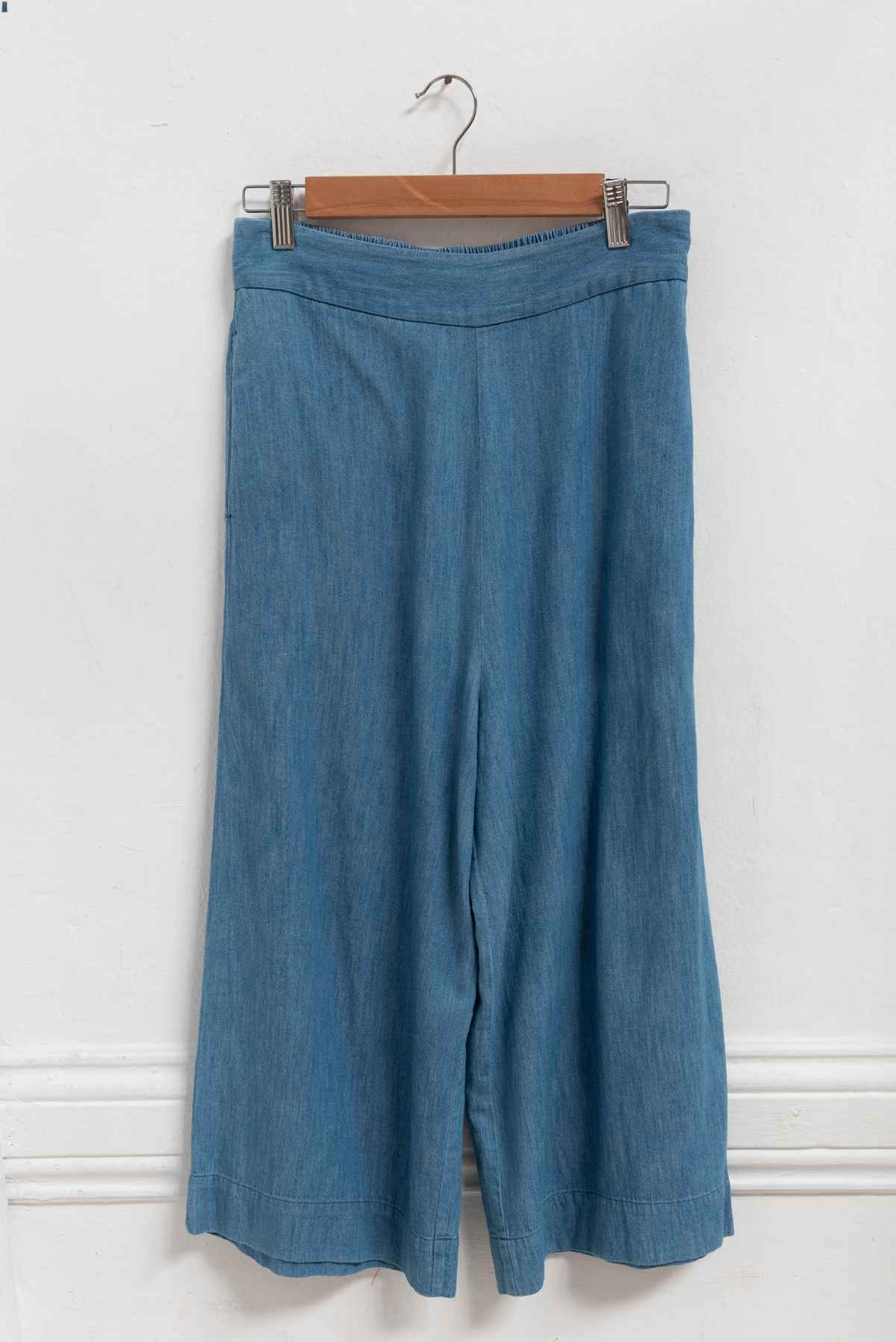 Pantalón celeste culotte - Madewell - Talla M