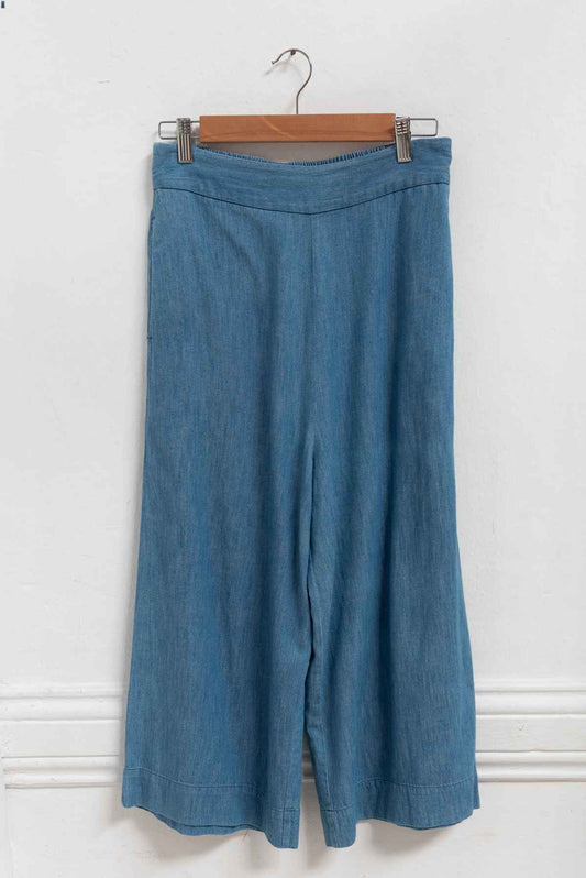 Pantalón celeste culotte - Madewell - Talla M