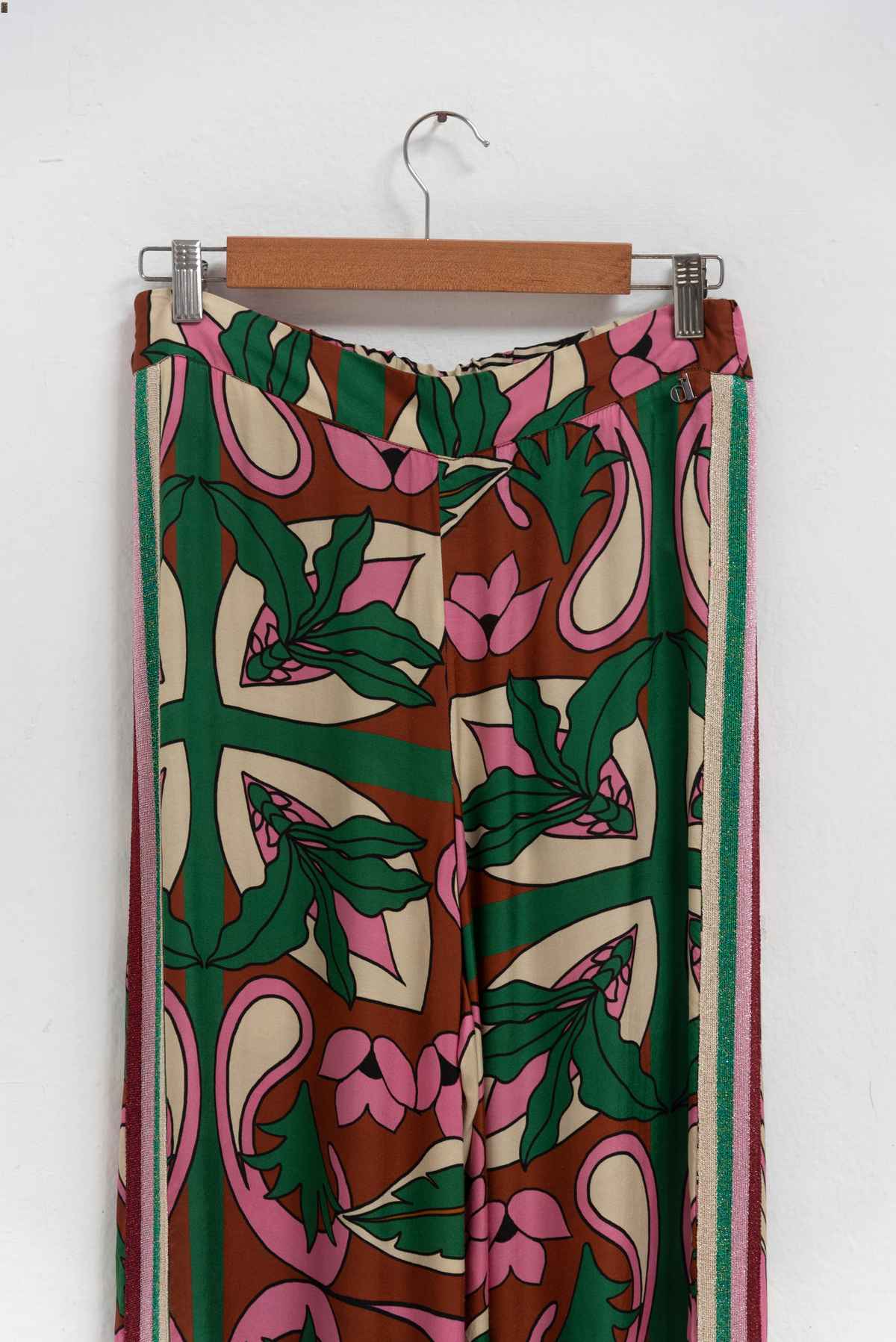 Pantalón multicolor detalle brillos - Dixie - Talla M