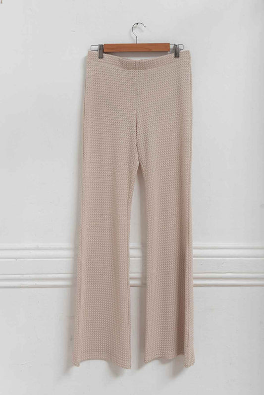 Pantalón crema - H&M - Talla S
