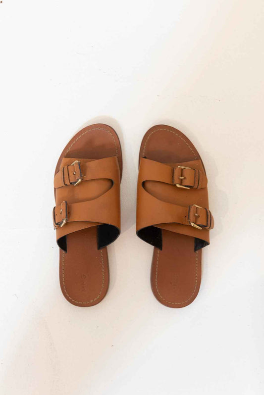 Sandalias marrones - MNG - Talla 40