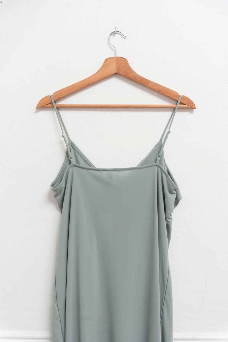 Vestido verde volantes - H&M - Talla M