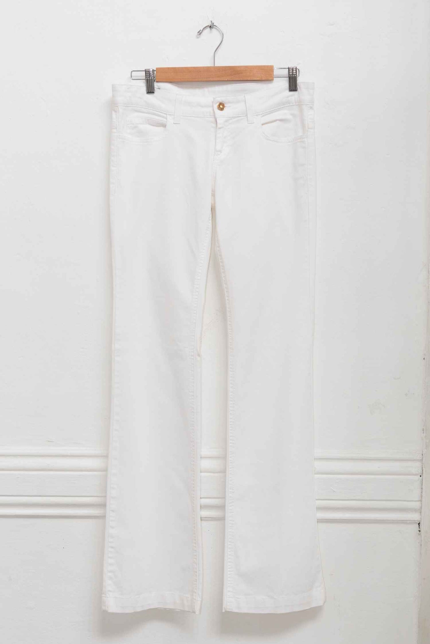 Pantalón blanco - Talla 32 - Gucci