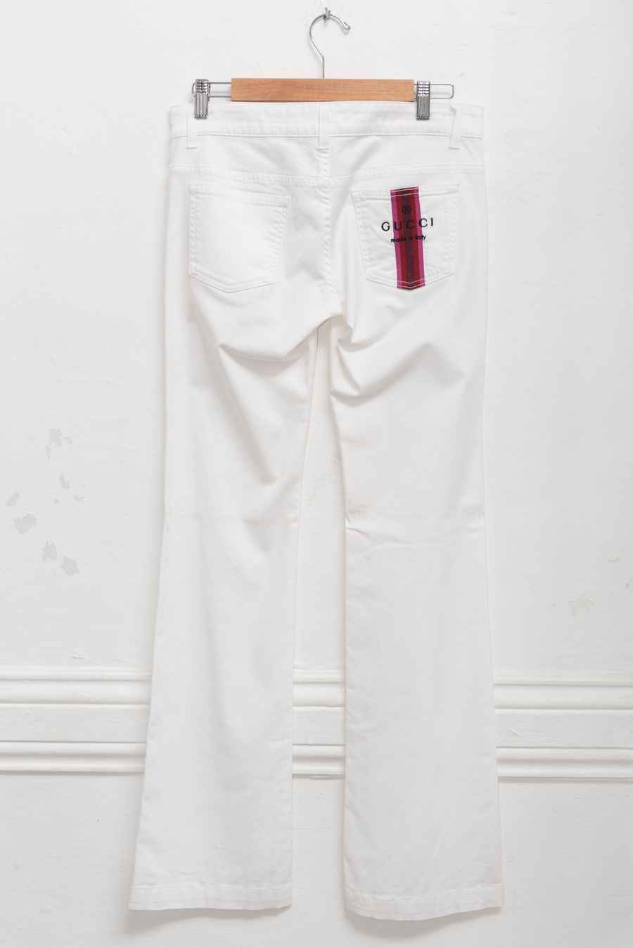 Pantalón blanco - Talla 32 - Gucci