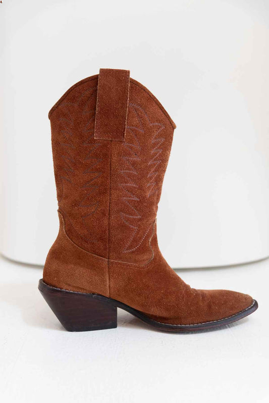 Botas cowboy marrones - Cher - Talla 37