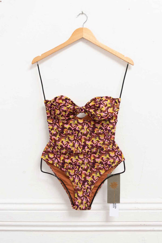 Ropa de baño strapless multicolor - Agua - Talla L