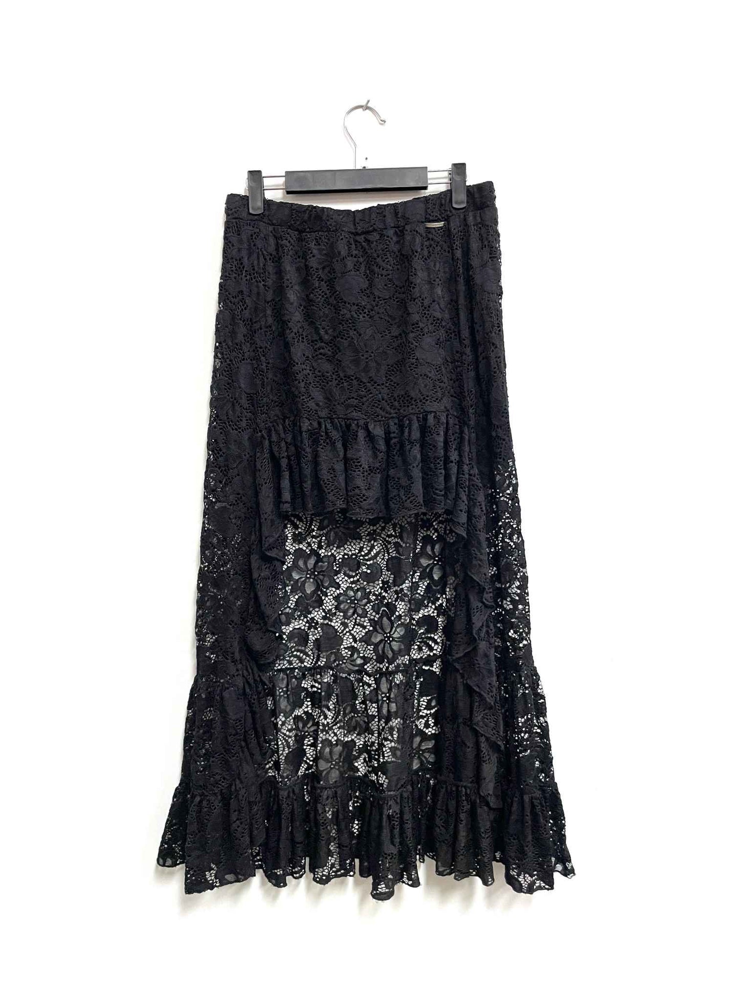 Falda negra bordada - Michelle Belau - Talla S