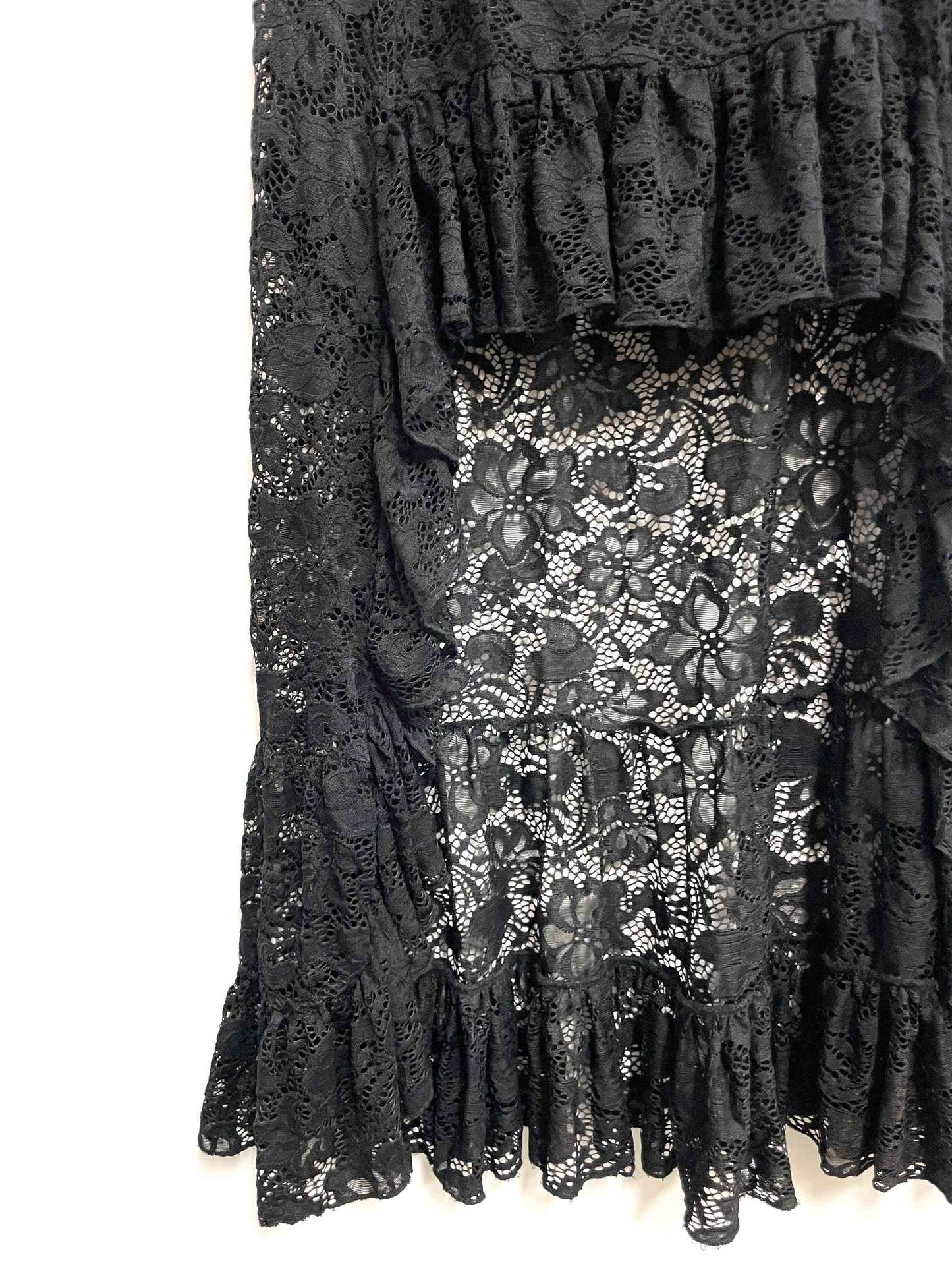 Falda negra bordada - Michelle Belau - Talla S