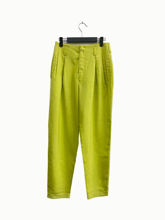 Pantalon de vestir verde limon - Pretty - Talla S