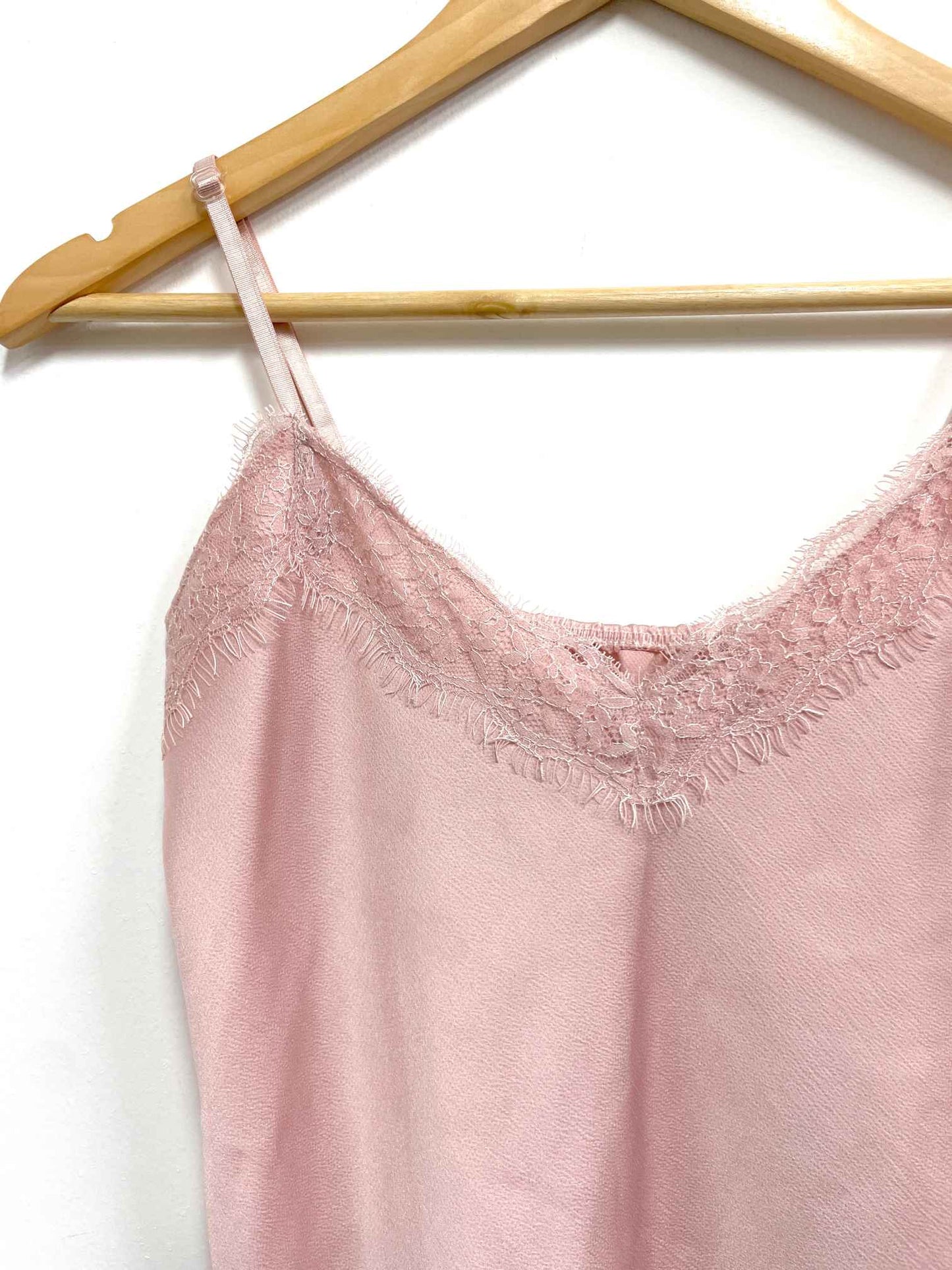 Top rosado lencero - Talla M