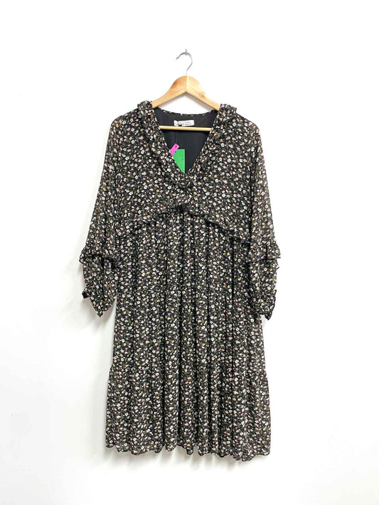 Vestido negro flores - La Mater - Talla S/M