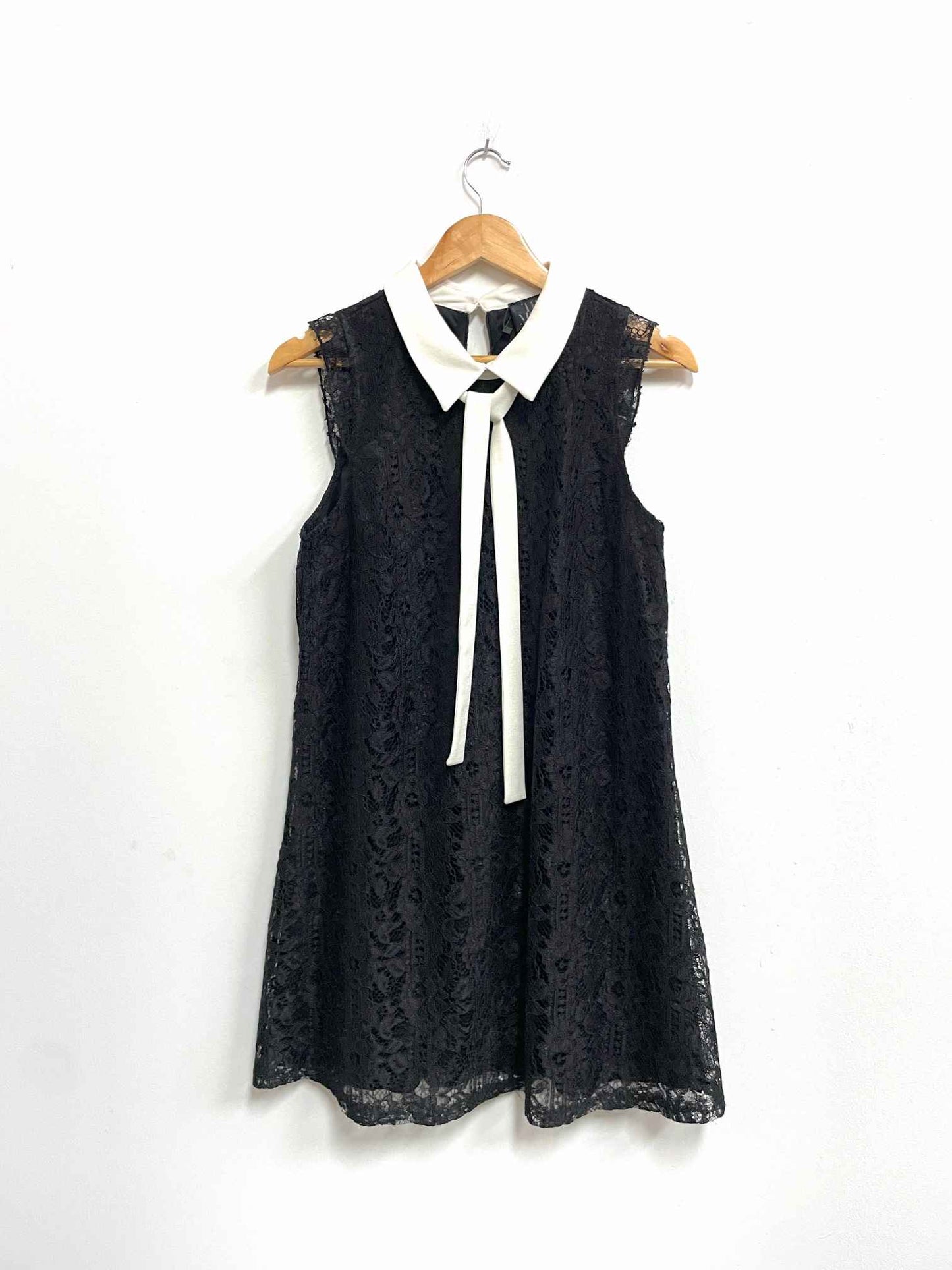 Vestido negro con lazo blanco - The Moon - Talla S
