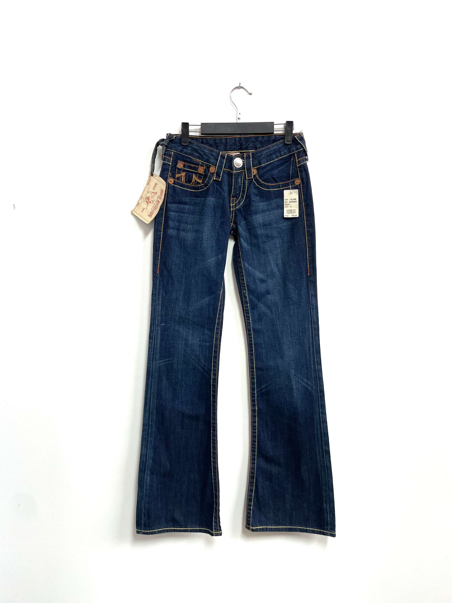 Jeans azul detalle - True Religion - Talla 26