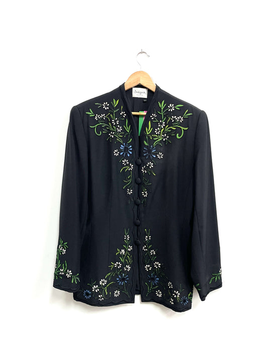 Saco negro bordado - Insignia - Talla M