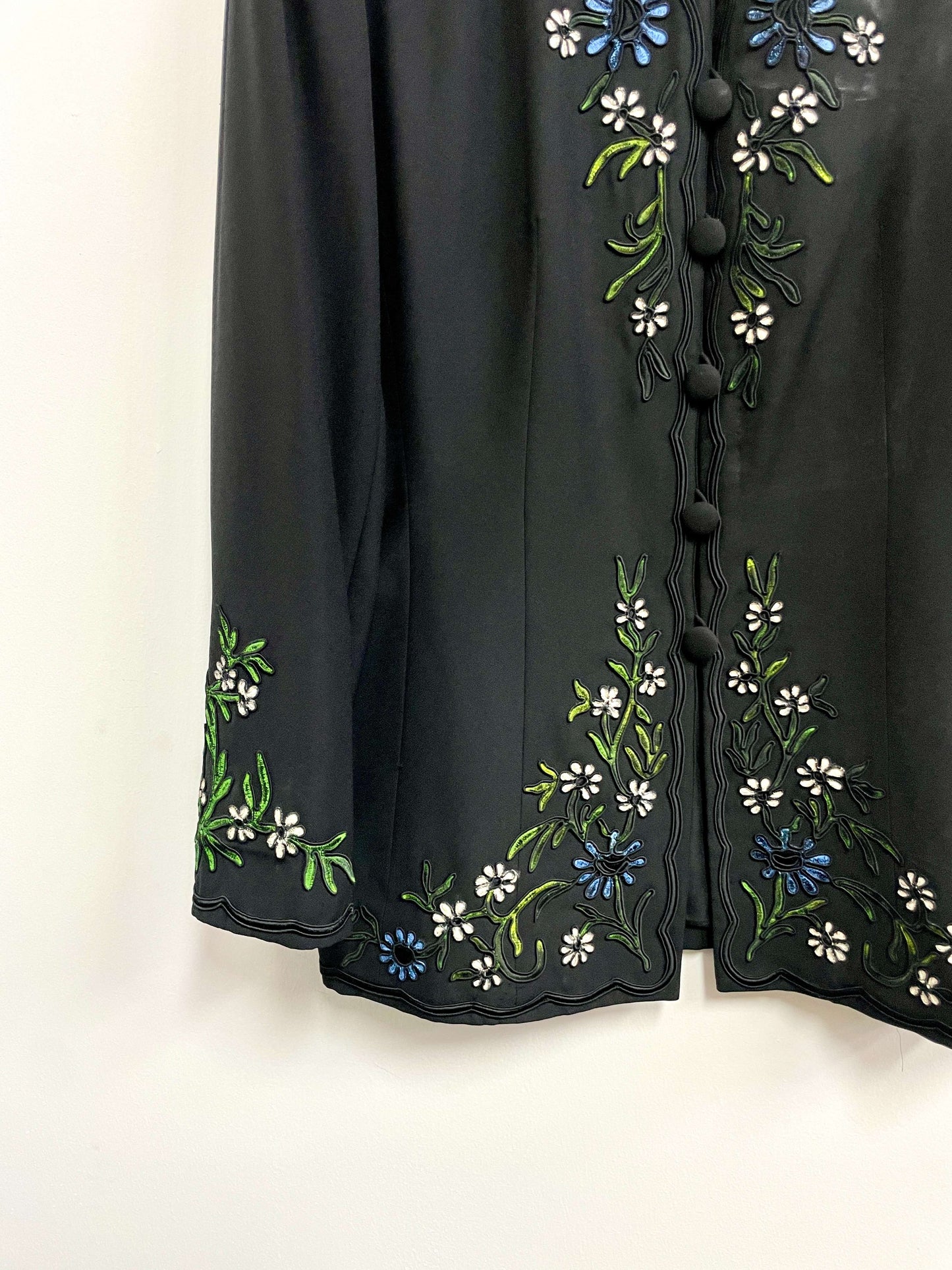 Saco negro bordado - Insignia - Talla M