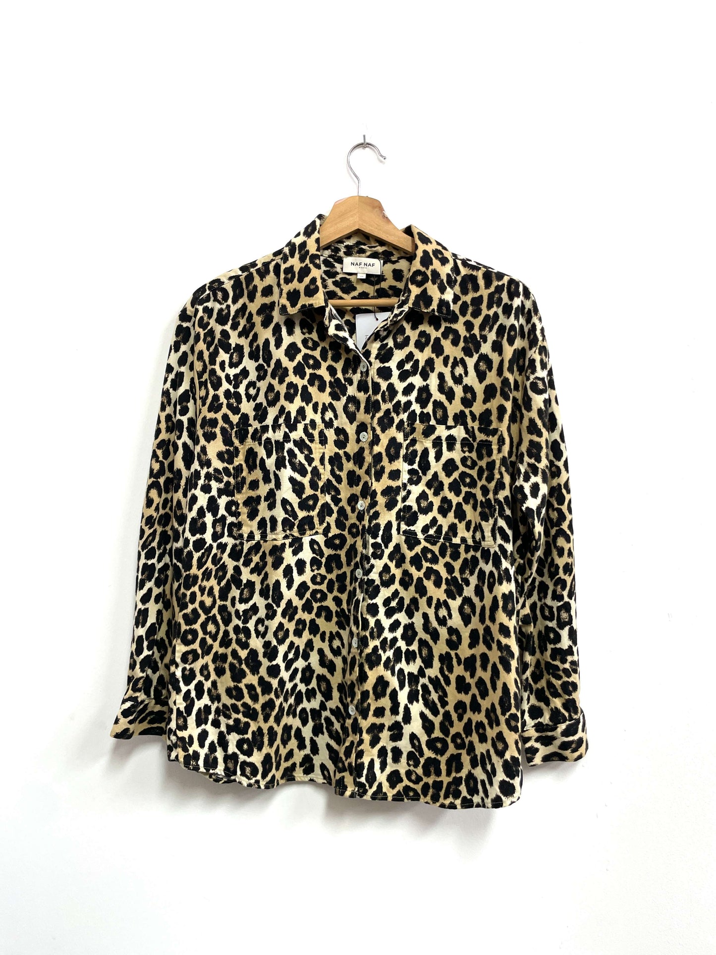 Blusa animal print - Naf Naf - Talla M