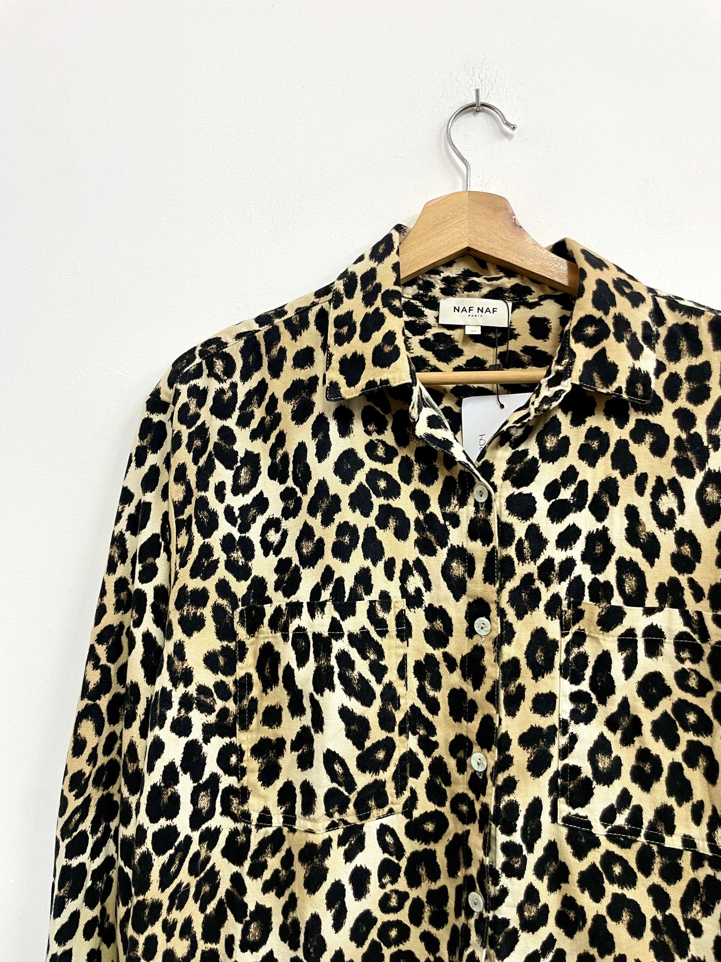Blusa animal print - Naf Naf - Talla M