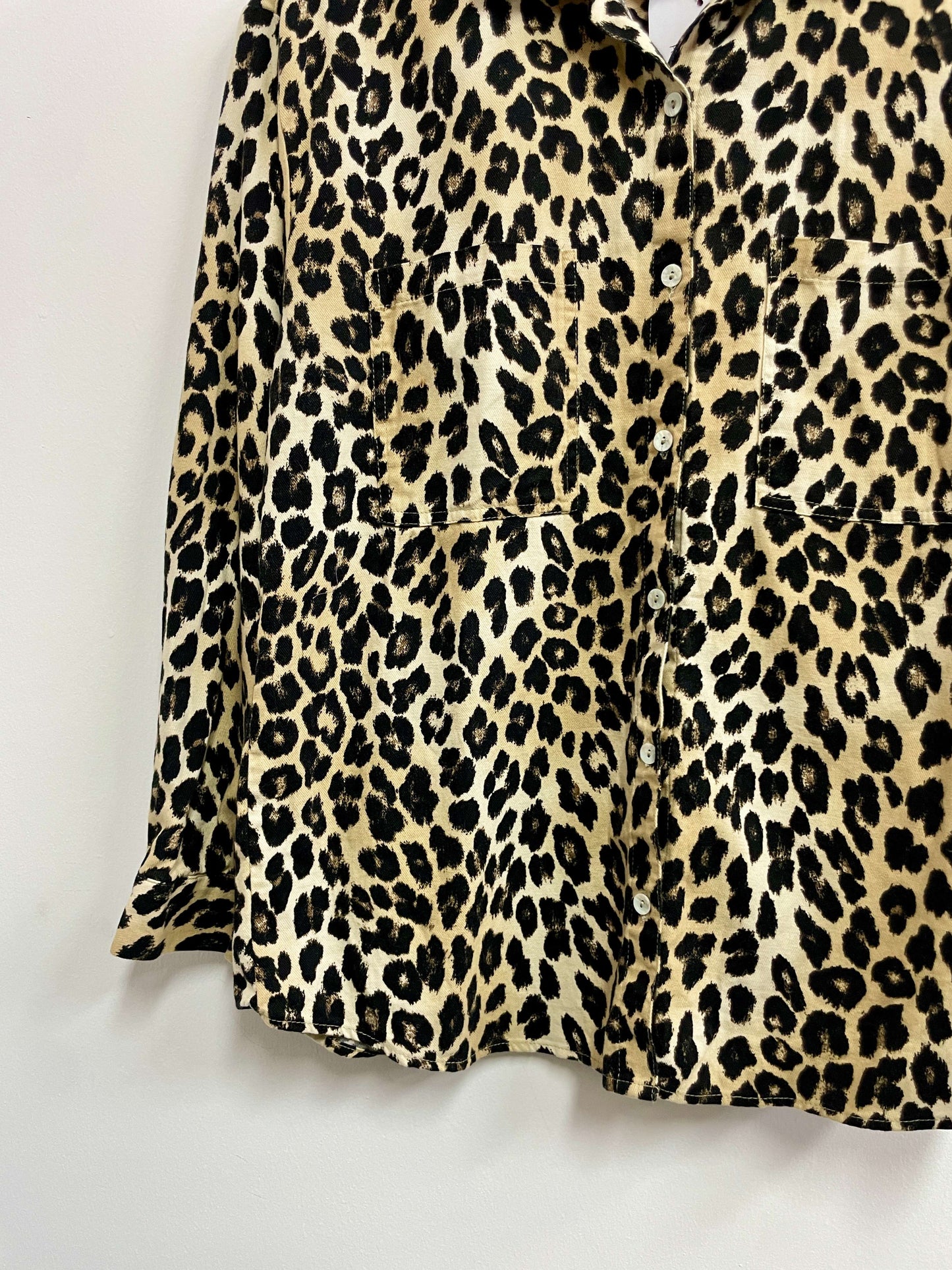 Blusa animal print - Naf Naf - Talla M