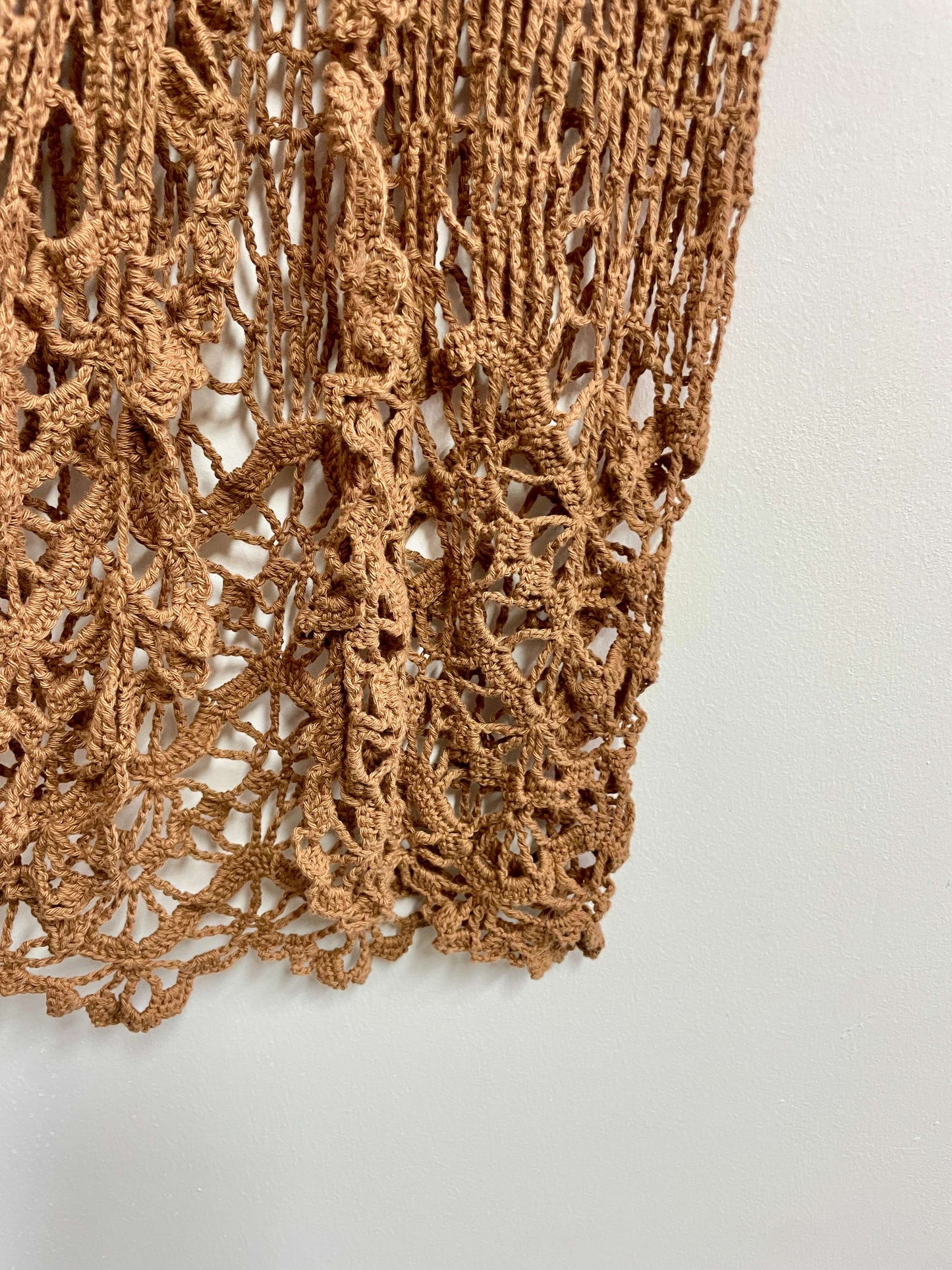 Falda marrón malla - Mulata - Talla S