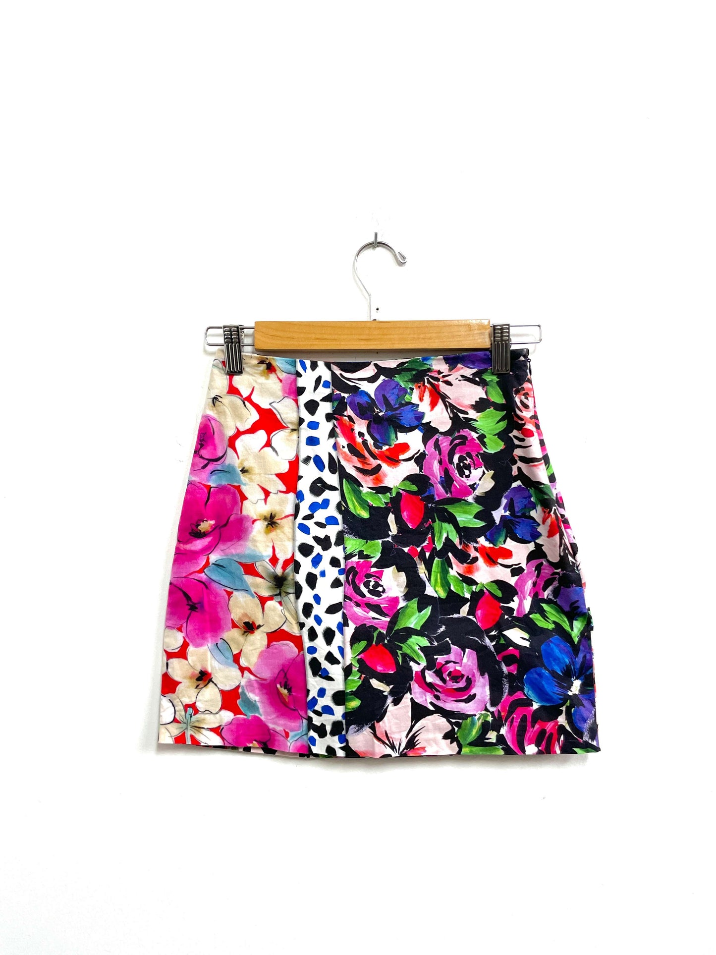 Falda rosas colores - Desigual - Talla S