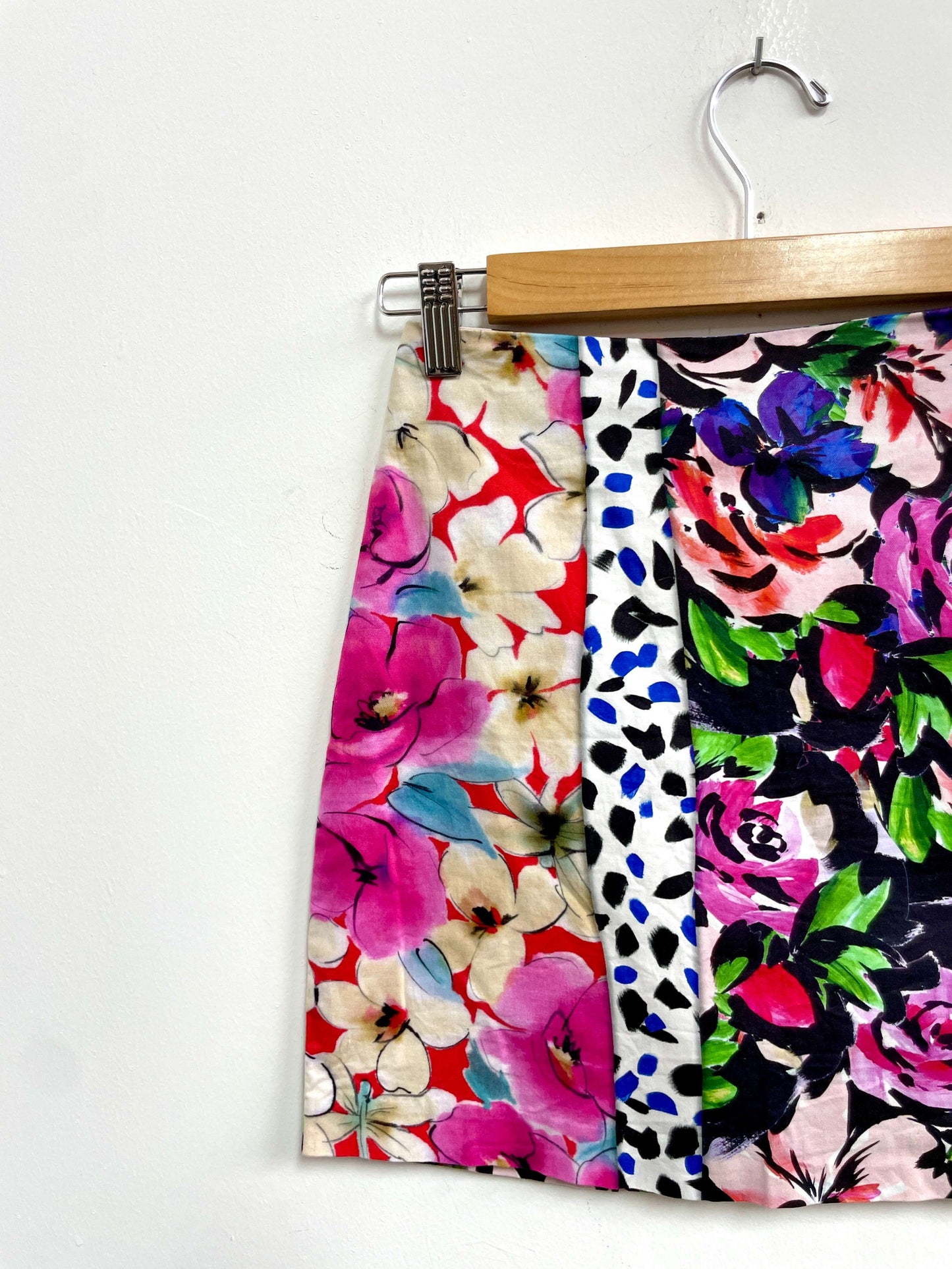 Falda rosas colores - Desigual - Talla S