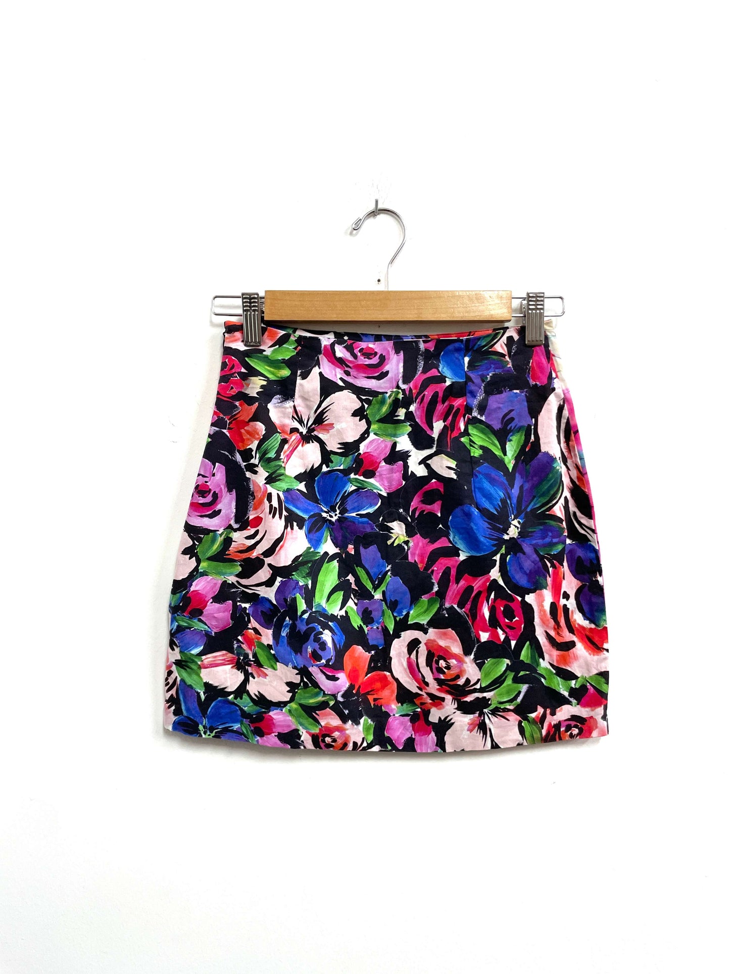 Falda rosas colores - Desigual - Talla S
