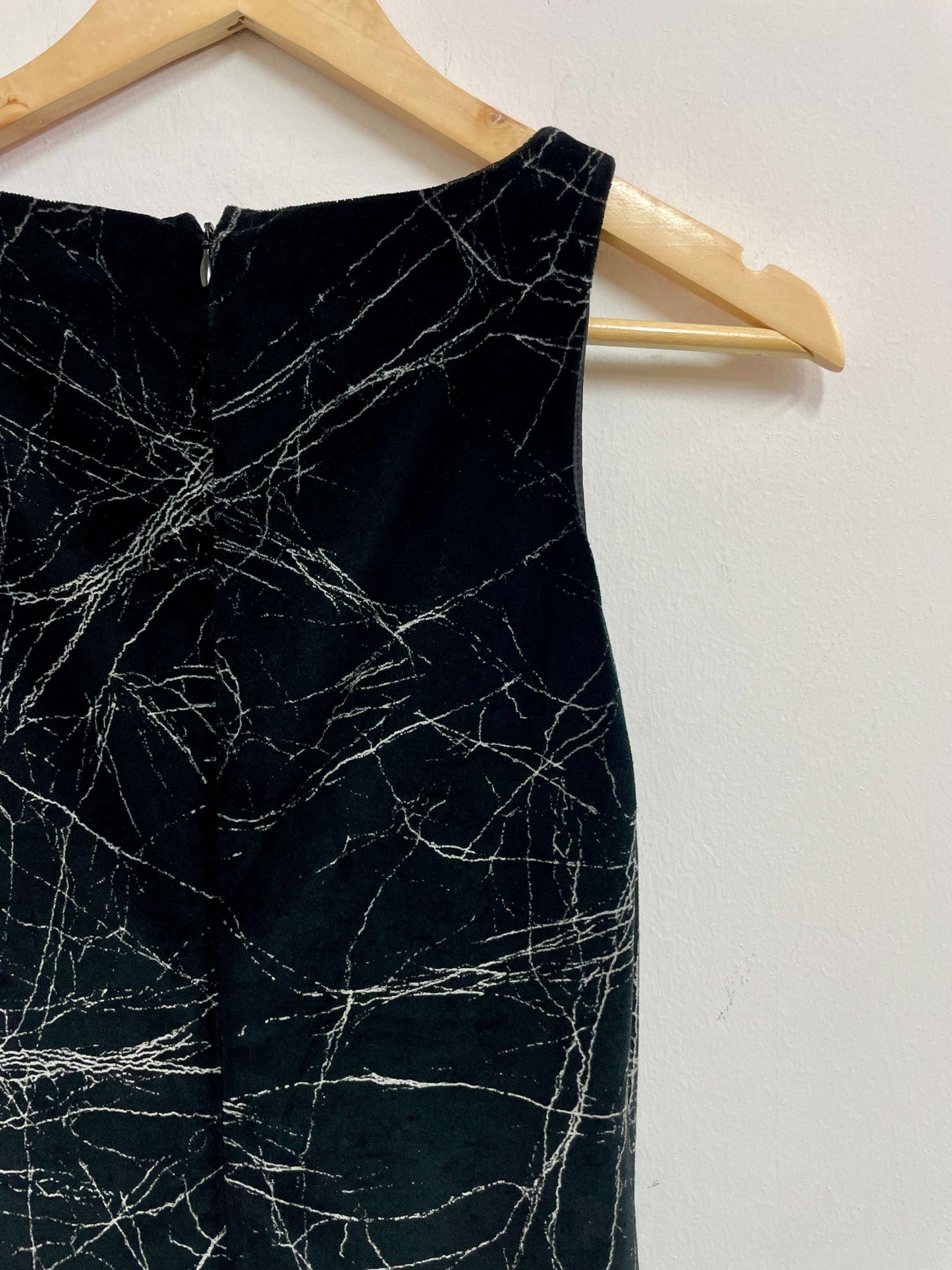 Vestido negro print blanco - Versus x Gianni Versace - Talla S