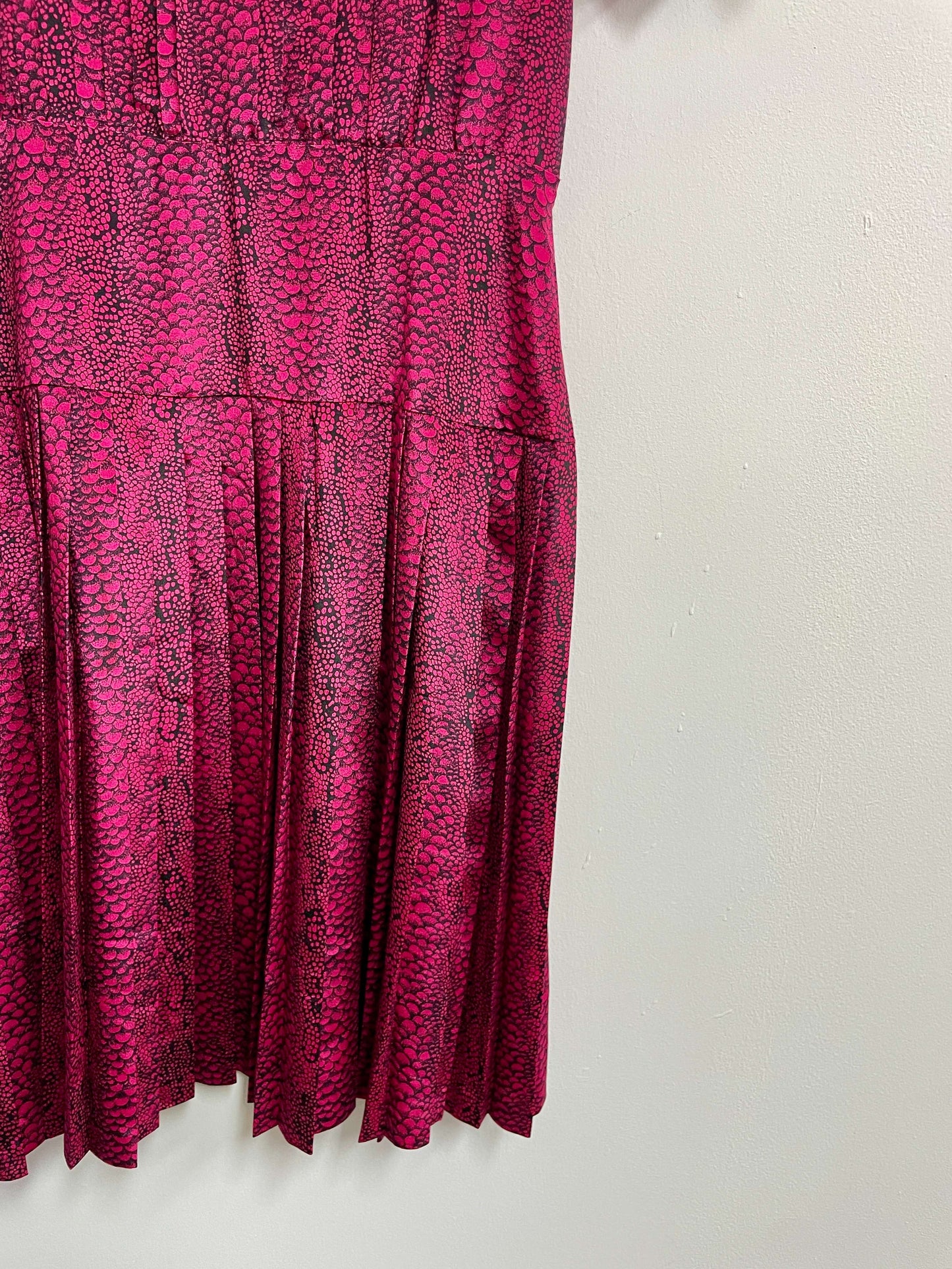 Vestido fuscia print - Talla M