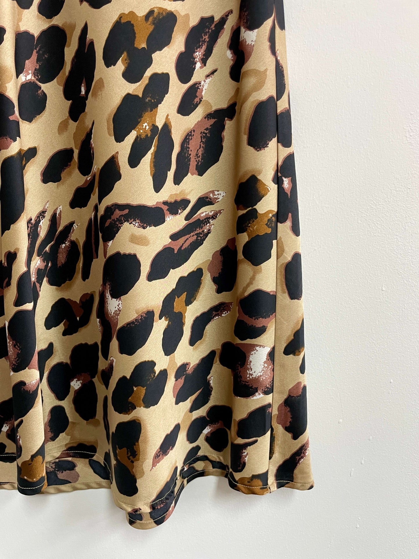 Falda animal print seda - Otto Collection - Talla S