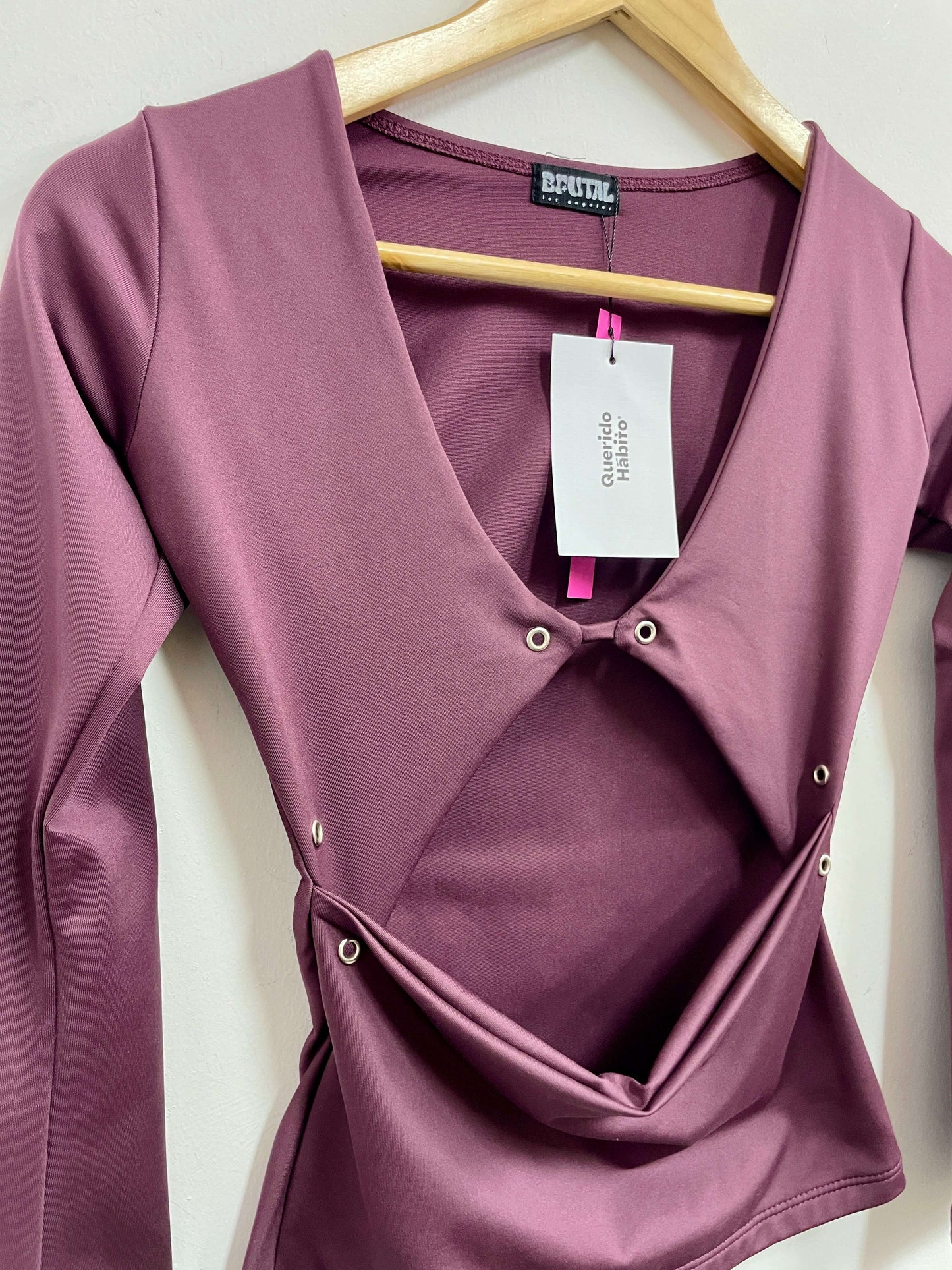 Top morado cut out - Brutal - S